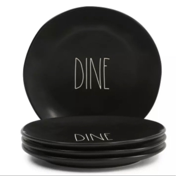 Rae Dunn Other - ❗️Last Set❗️Rae Dunn 4 pack 11” DINE Dinner Plates